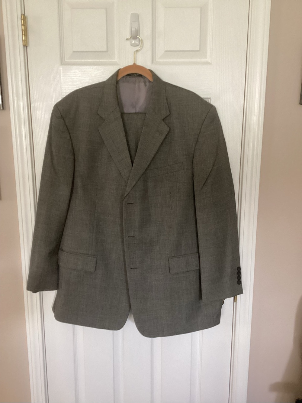 Alfani Men's Gray Single-Breasted Suit Jacket